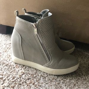 Size 8.5 CCOCCI for VICI Gray Wedge Sneakers